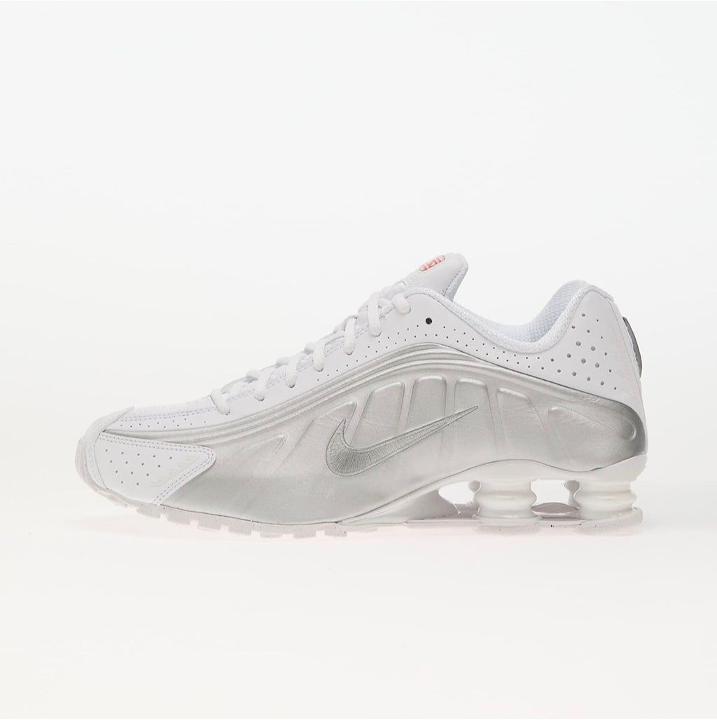 Nike Shox R4 White Metallic Platinum Barely Grape