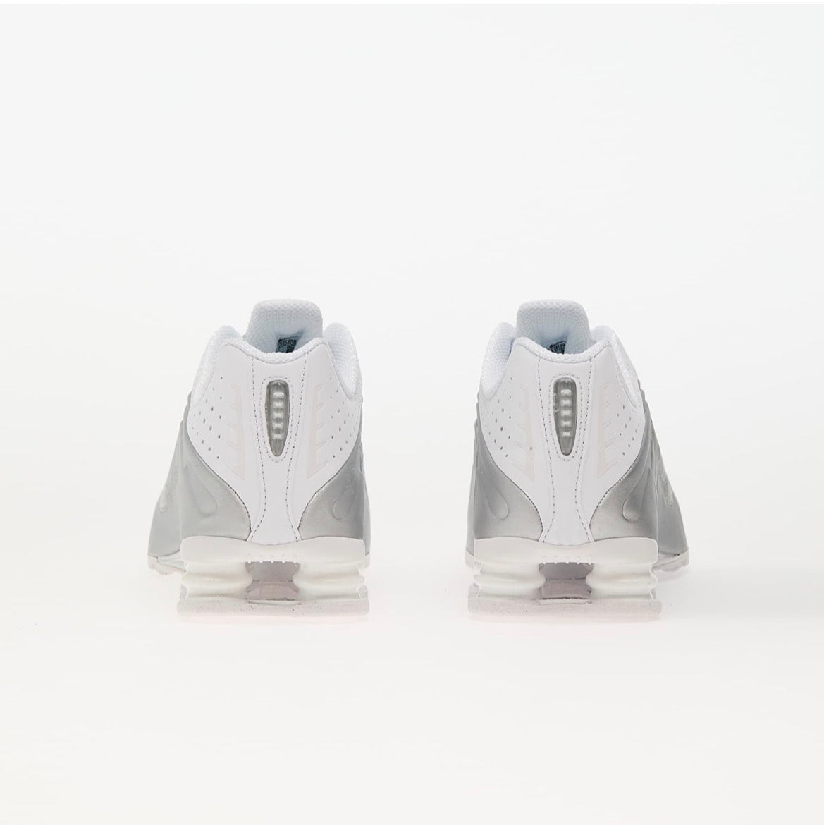 Nike Shox R4 White Metallic Platinum Barely Grape